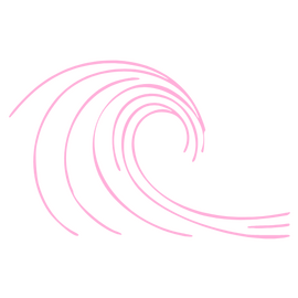 Inside Wellness Travel logo Inside Wellness Travel pink wave logo